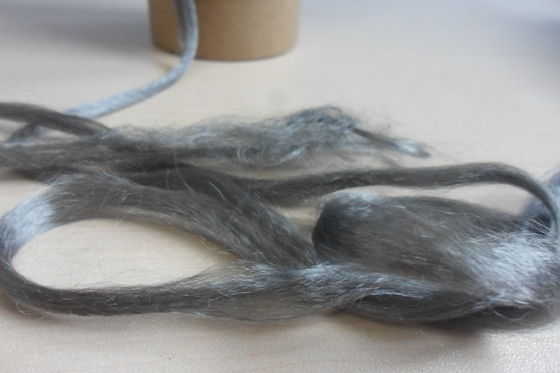 Conductive 1.10% Elongation Stainless Steel Fiber 25N Break Loading For  Camps