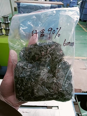 90٪ SS316L با مواد قابل حل در آب پوشش PVA 6mm طول فیبر کوتاه